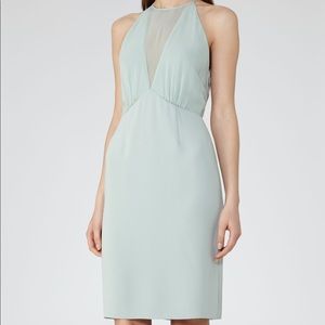 Reiss Mint Halterneck Dress